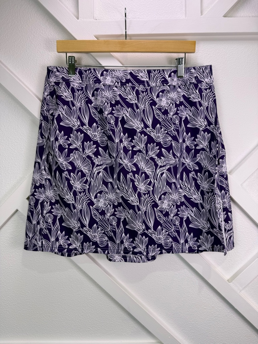 Ripskirt Hawaii The Original Wrap Skirt Length 2 Purple Floral Size Large